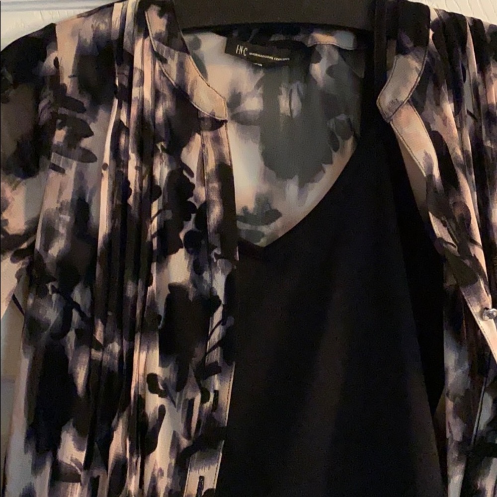 beautiful sheer blouse by INC.